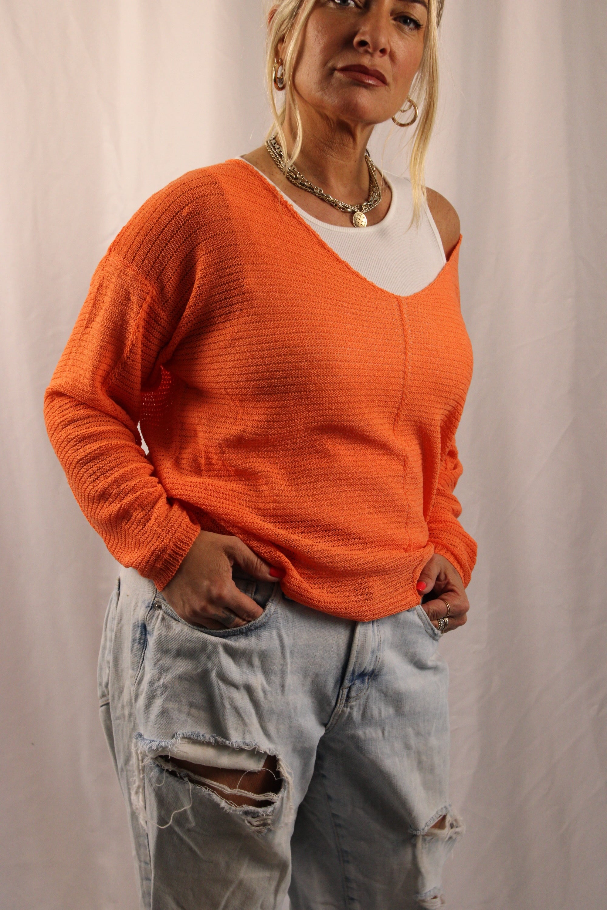 Clementina Drop Shoulder Top