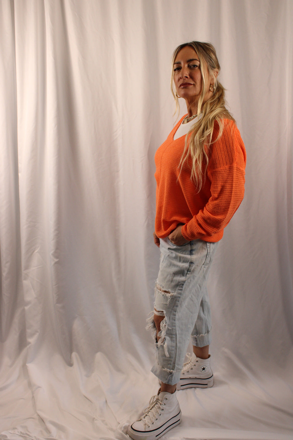 Clementina Drop Shoulder Top