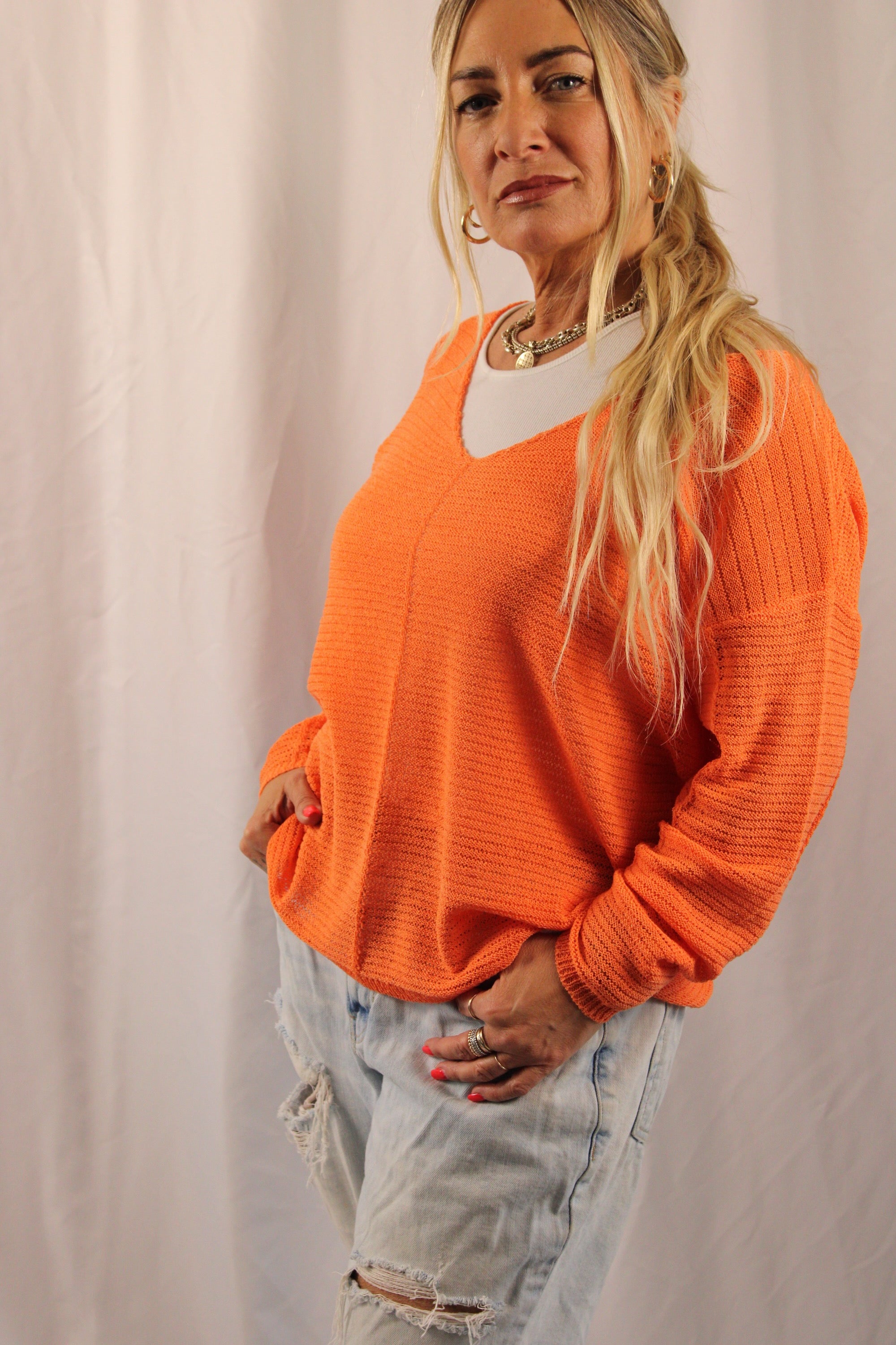 Clementina Drop Shoulder Top