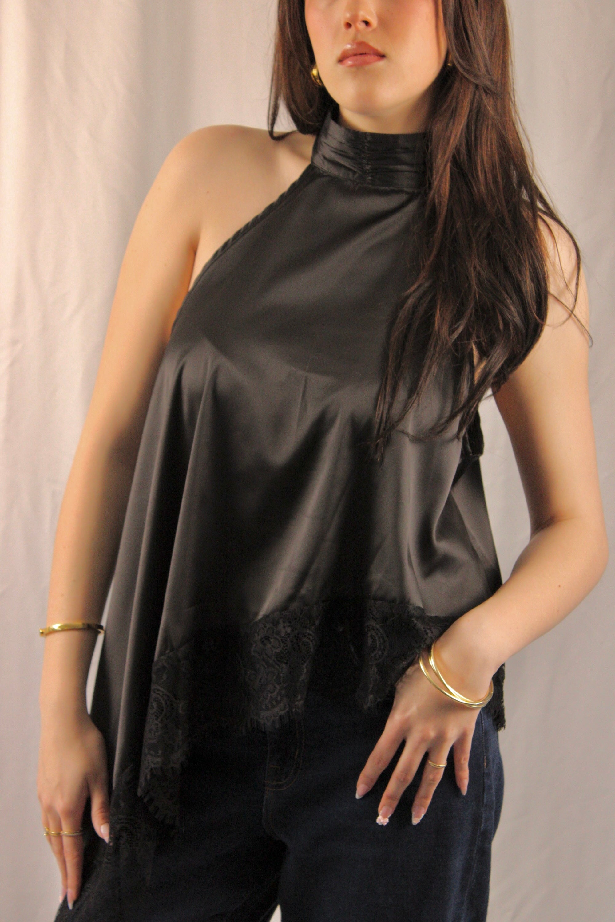 Alessia Lace Trim Top