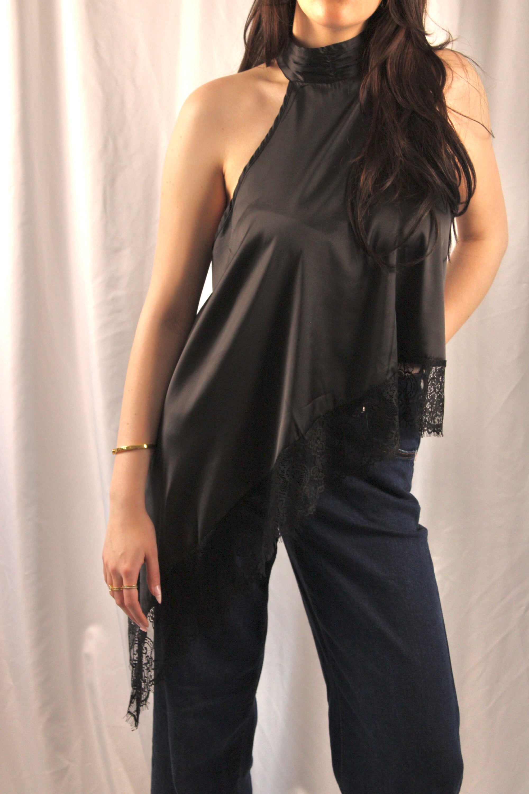 Alessia Lace Trim Top