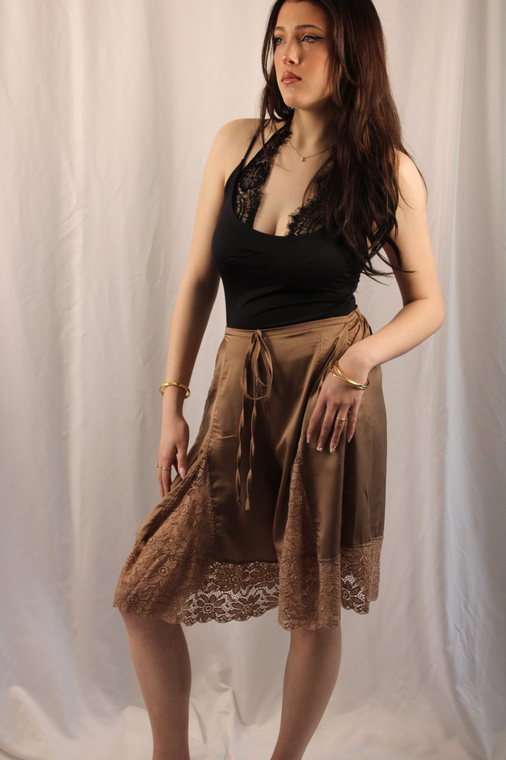 Mitra Lace Detail Shorts