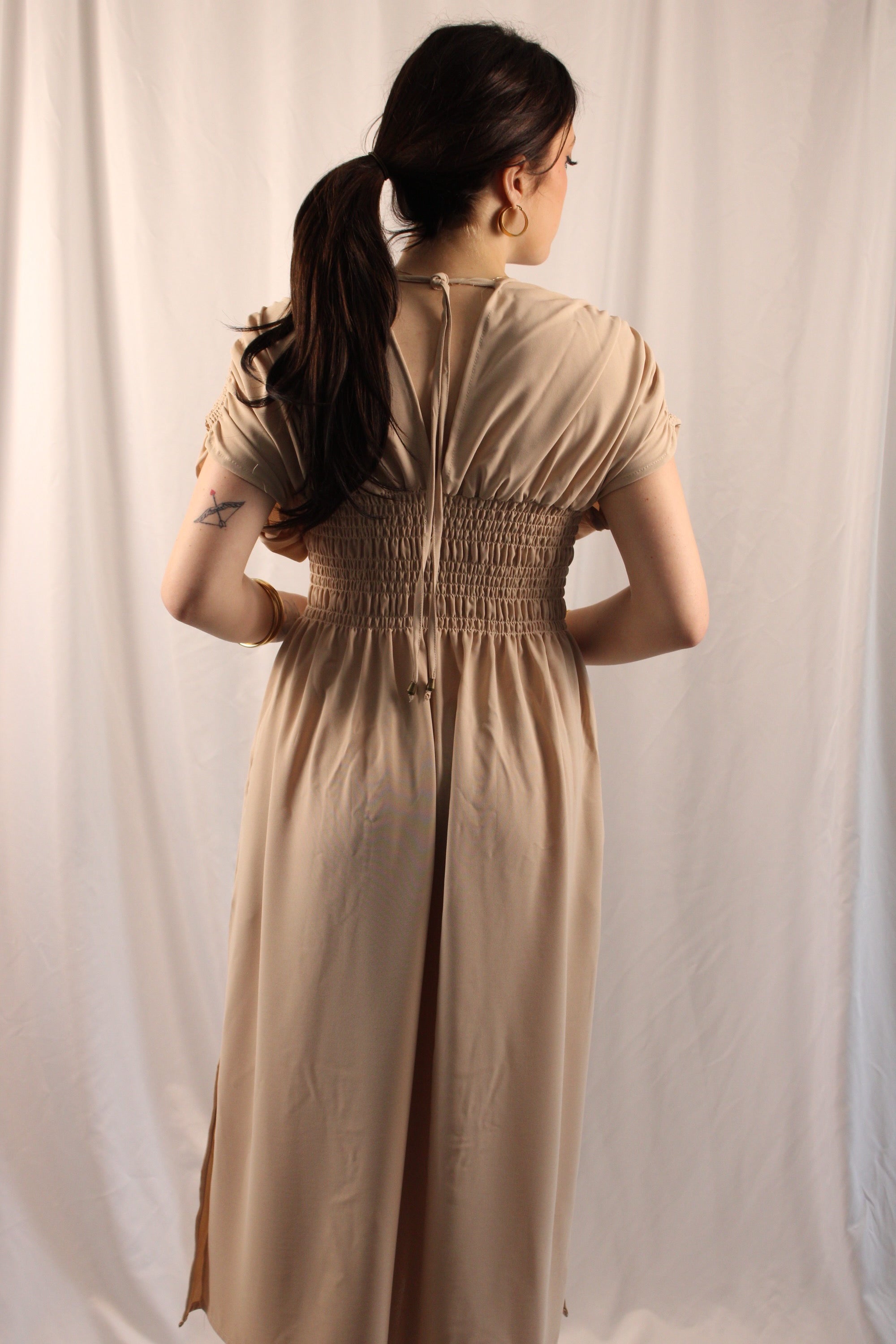 Olivia Maxi Dress with Side Slit Plus Size